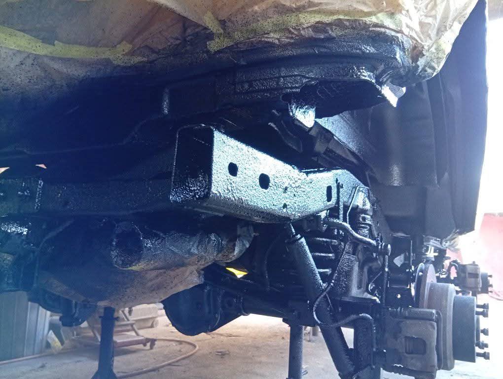 Jeep Wrangler — Anti-Rust Treatment after repair at Seapark Auto Clinic
