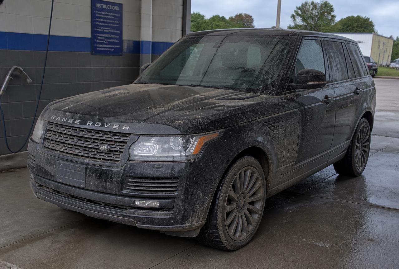 Range Rover — Premium Hand Wash & Polish before repair at Seapark Auto Clinic